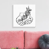 12 x 12 inch, 1,5 inch, Single Canvas Afdruk (Insitu (Woonkamer))