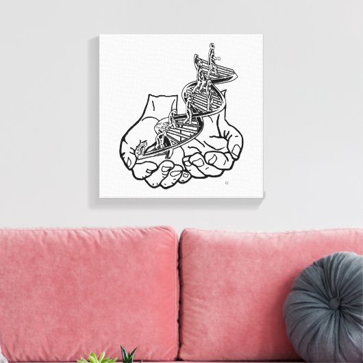 12 x 12 inch, 1,5 inch, Single Canvas Afdruk (Insitu (Woonkamer))