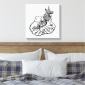 12 x 12 inch, 1,5 inch, Single Canvas Afdruk (Insitu (Slaapkamer))