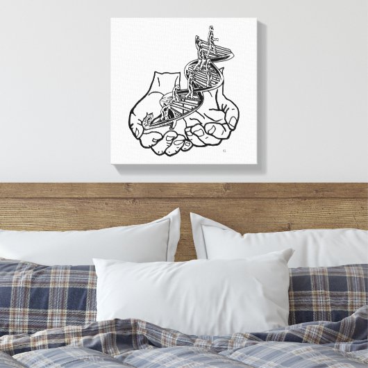 12 x 12 inch, 1,5 inch, Single Canvas Afdruk (Insitu (Slaapkamer))