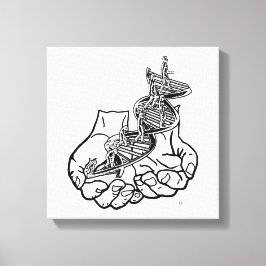 12 x 12 inch, 1,5 inch, Single Canvas Afdruk