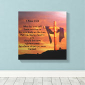 12 x 12 inch, .75 inch, één canvas afdruk (Insitu (Houten vloer))