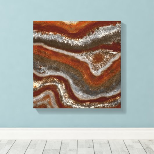 12 x 12 inch abstract van een tegel canvas afdruk (Insitu (Houten vloer))