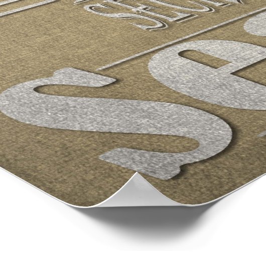 12 x 12-inch Poster - Ik heb mijn geheimen laten v (Hoek)