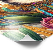 12 "x 12" Print Huisdier Portret Longhair Chihuahu Foto Afdruk (Hoek)