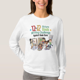 12 x 12 Tegen Boekverbod Vrouwen met lange mouwen T-shirt