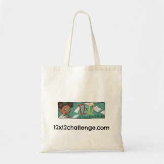 12 x 12 Writer Girl Canvas tas