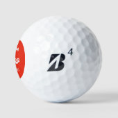 12 x Aangepaste Logo Foto Bridgstone e6 Golfballen (Logo)