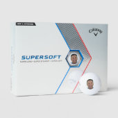 12 x Callaway Supersoft Custom Photo Golf Balls Golfballen (Verpakking)