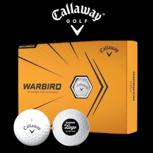 12 x Callaway Warbird Custom Logo Golf Balls Golfballen