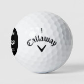 12 x Callaway Warbird Custom Logo Golfballen (Logo)