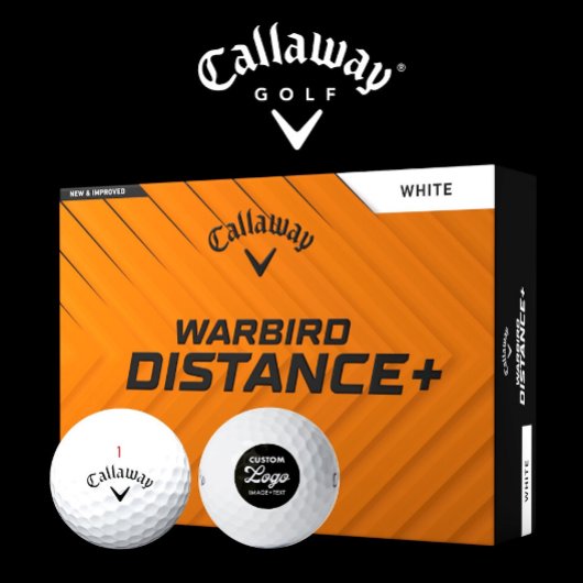 12 x Callaway Warbird Custom Logo Golfballen