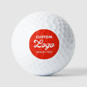 12 x golfballen met logo - promotionele zaken (Voorkant)