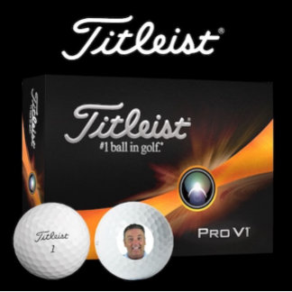 12 x Titleist Pro V1 aangepaste foto golfballen