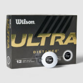 12 x Wilson Ultra 500 Custom Logo Golf Balls Golfballen (Verpakking)