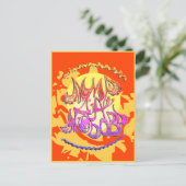 12a "Peace and Love" (in het Russisch) Briefkaart (Staand voorkant)