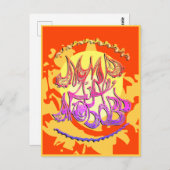 12a "Peace and Love" (in het Russisch) Briefkaart (Voorkant / Achterkant)