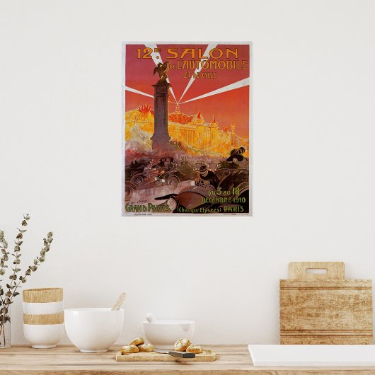 12de salon de l'Automobile Poster (Keuken)