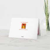 12de trouwdag voor vrouw met rozen kaart (Achterkant)