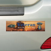 12e bijzondere troepenmacht groene bessen veterane bumpersticker (Op auto)