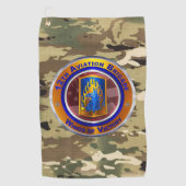 12e brigade voor de luchtvaart golfhanddoek (Voorkant)