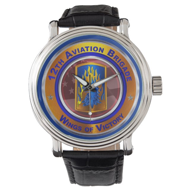 12e brigade voor de luchtvaart horloge (Voorkant)