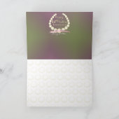 12e bruiloft Jubileum Zijde en parels Kaart (Binnen)