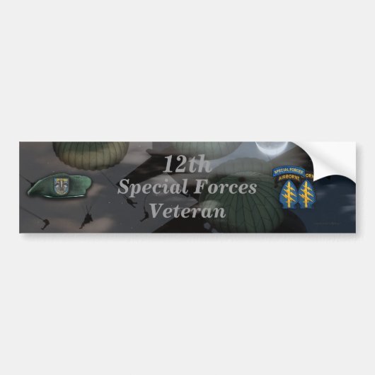 12e Bumpersticker van de dag van de veteranen van (Voorkant)