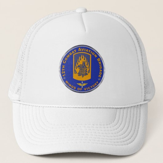 12e Combat Aviation Brigade CAB Trucker Pet (Voorkant)
