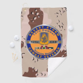 12e Combat Aviation Brigade Desert Storm Vet Golfhanddoek (Insitu)