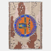 12e Combat Aviation Brigade Desert Storm-veteraan Deken (Voorkant Verticaal)