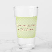 12e dag kersttwellingen drummers glas (Achterkant)