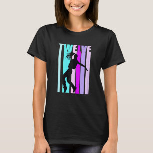 12e Dance Verjaardag voor Meisjes Hiphop Dancer Br T-shirt