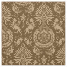 12e eeuw Damast met Dieren