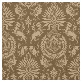 12e eeuw Damast met Dieren Stof