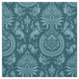 12e eeuw Damast met Dieren Stof