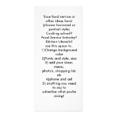 "12e eeuwse middeleeuwse keuken en Cook-Rack Kaart (Achterkant)