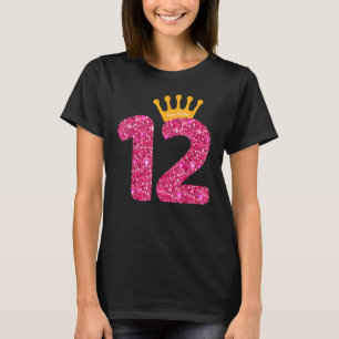 12e feestdag 12-jarige elftal meisjes t-shirt