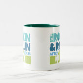 12e Jubileum bruiloft Tweekleurige Koffiemok (Center)