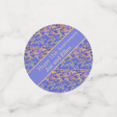 12e Jubileum, Jubileum zijde Confetti (Kleine voorkant)