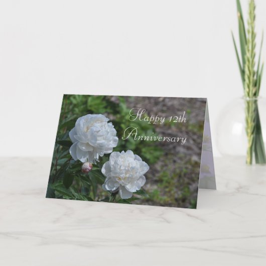 12e jubileumkaart kaart (Voorkant)