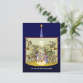 12e Kerstdag (12 Drummers) Briefkaart (Staand voorkant)