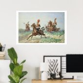12e Koninklijke Lancers (m/c boven potlood verhoog Poster (Thuiskantoor)