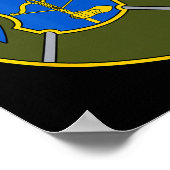 12e Legerkorps (Oekraine) Oekraïense leger Poster (Hoek)