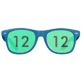 12e Man Seahawks Glasses Retro Zonnebril (Voorkant)