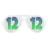 12e man Seahawks zonnebril (Voorkant)