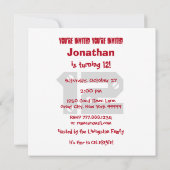 12e of enige verjaardag Moderne strepen T12Z Kaart (Achterkant)