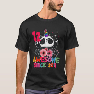 12e Pandacorn 12 Panda Eenhoorn T-shirt