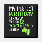 12e perfecte homepage voor games 12 jaar oud Gif Magneet (Voorkant)