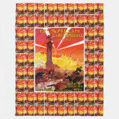 12e Salon de l'Automobile et du Cycle Fleece Deken (Voorkant)